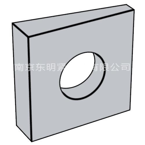GB/T 852 - 1988 工字钢用方斜垫圈